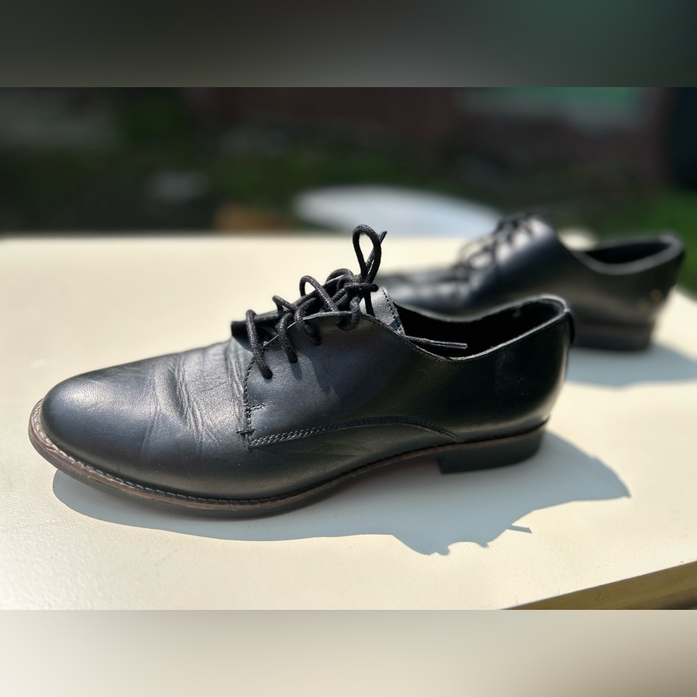 Classic Black Leather Aldo dress Shoes